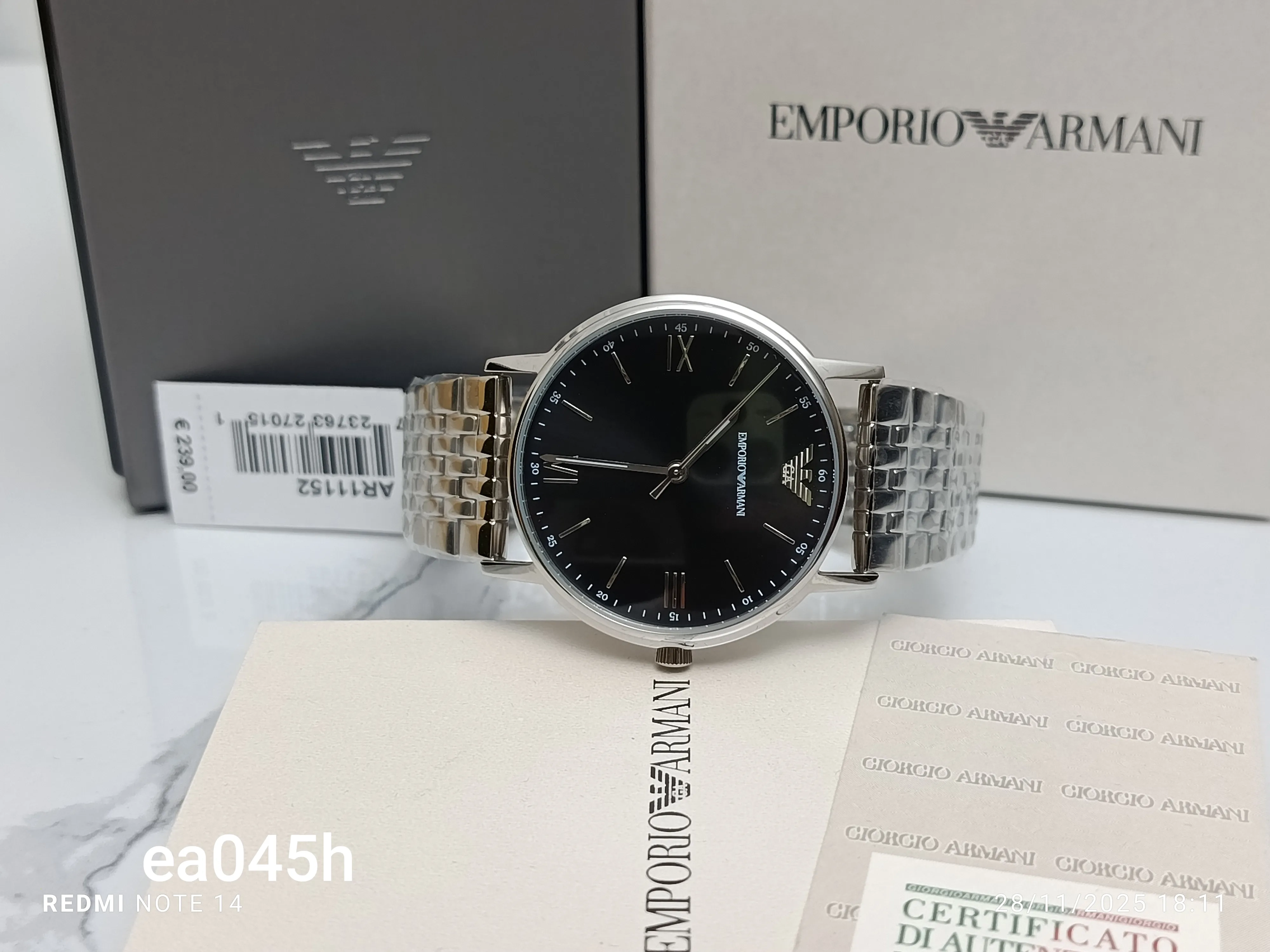 Montre Emporio Armani Homme EA045H